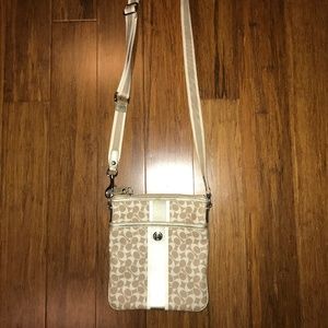 COACH Women's Small Canvas Signature Crossbody